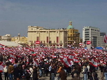 Beirut demonstration against Syrian occupation